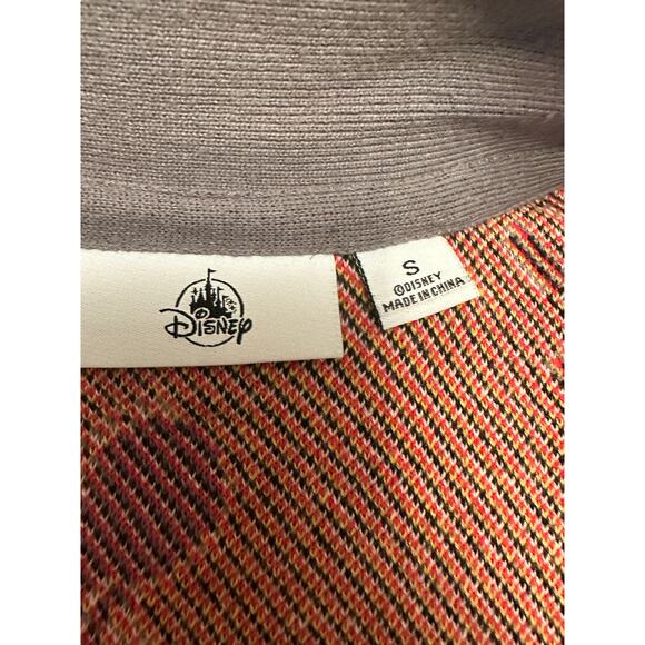 Disney Mickey Mouse Sweater Cardigan Gray Sz Small Oversized - Picture 6 of 6